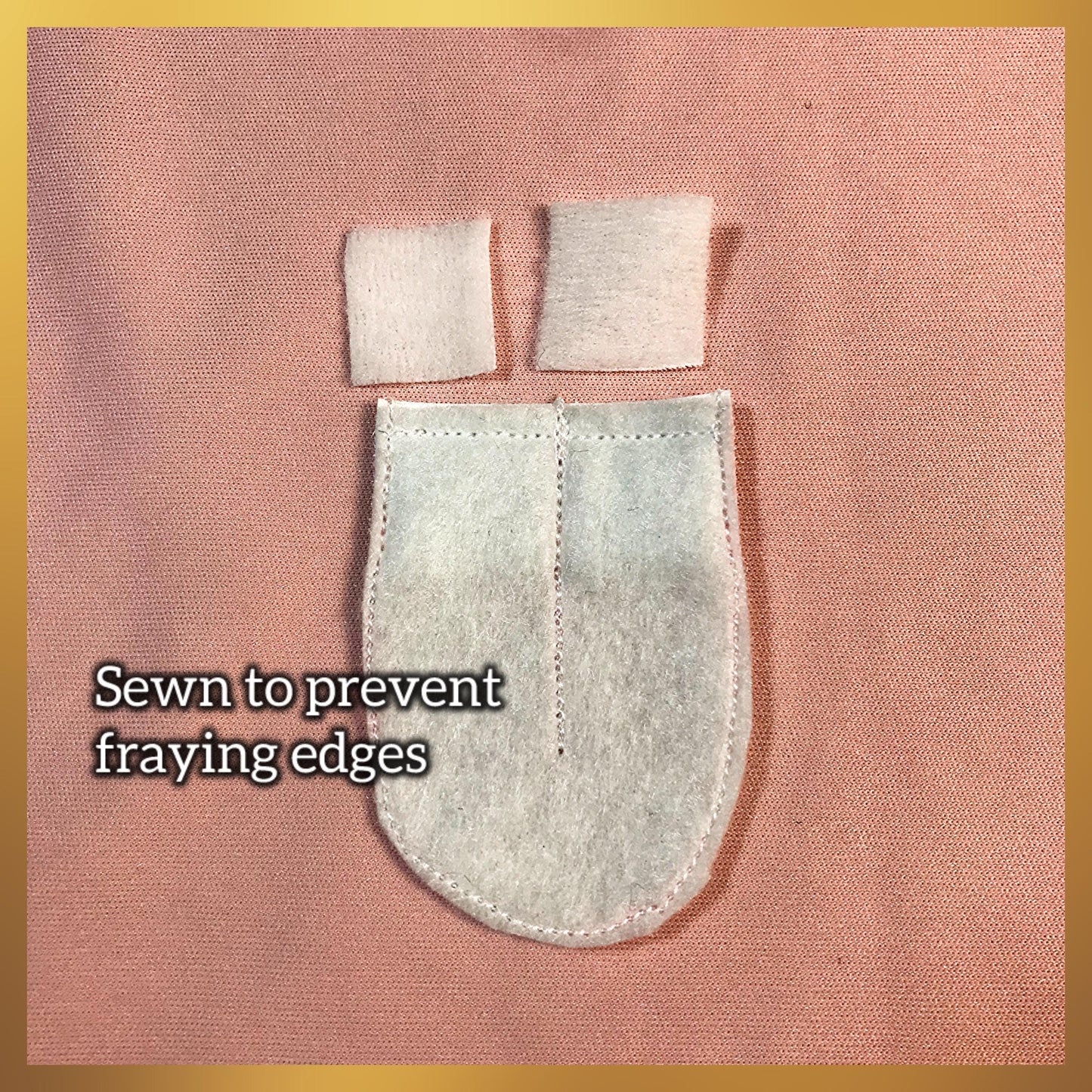 Paintable Velcro Tongue - 2x3” Big Canine