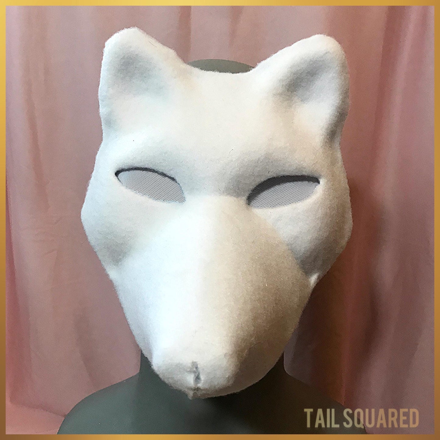 Canine Therian Mask Base - Felted