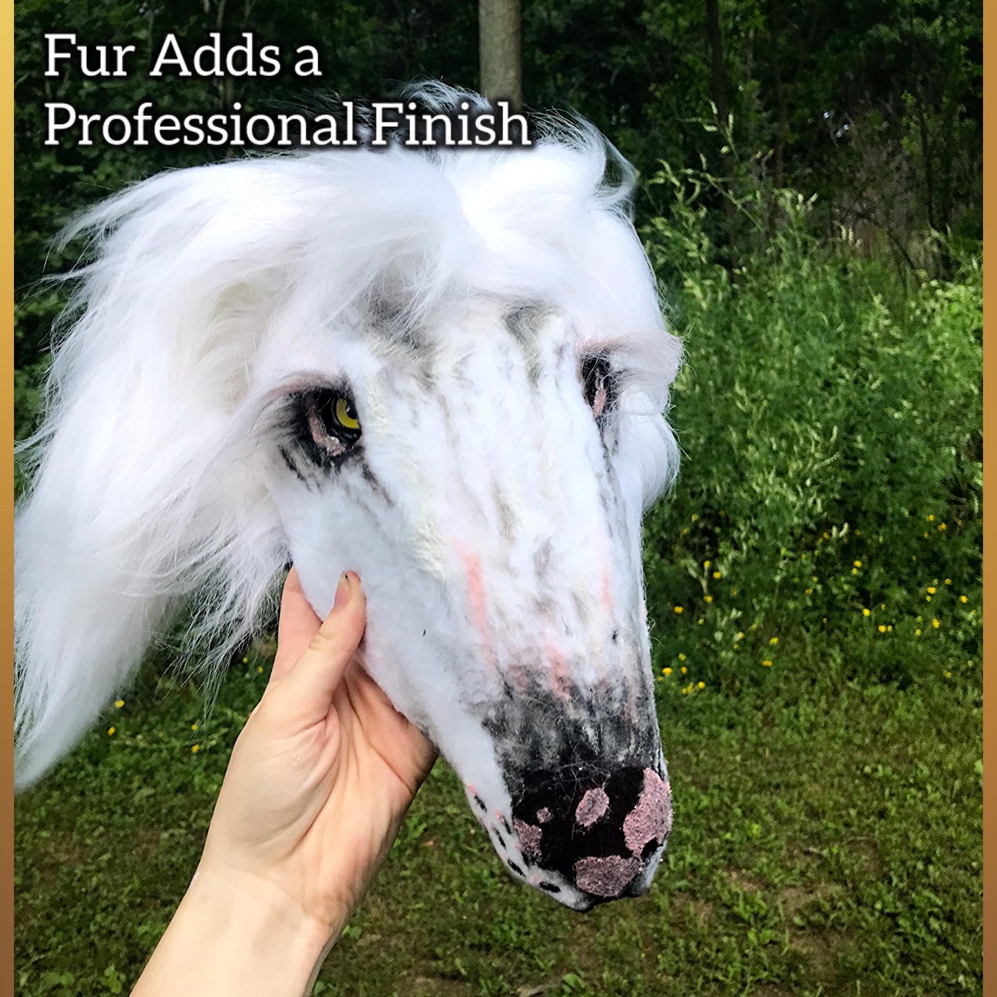 Silken Wolf Fur Assortment: 3pcs