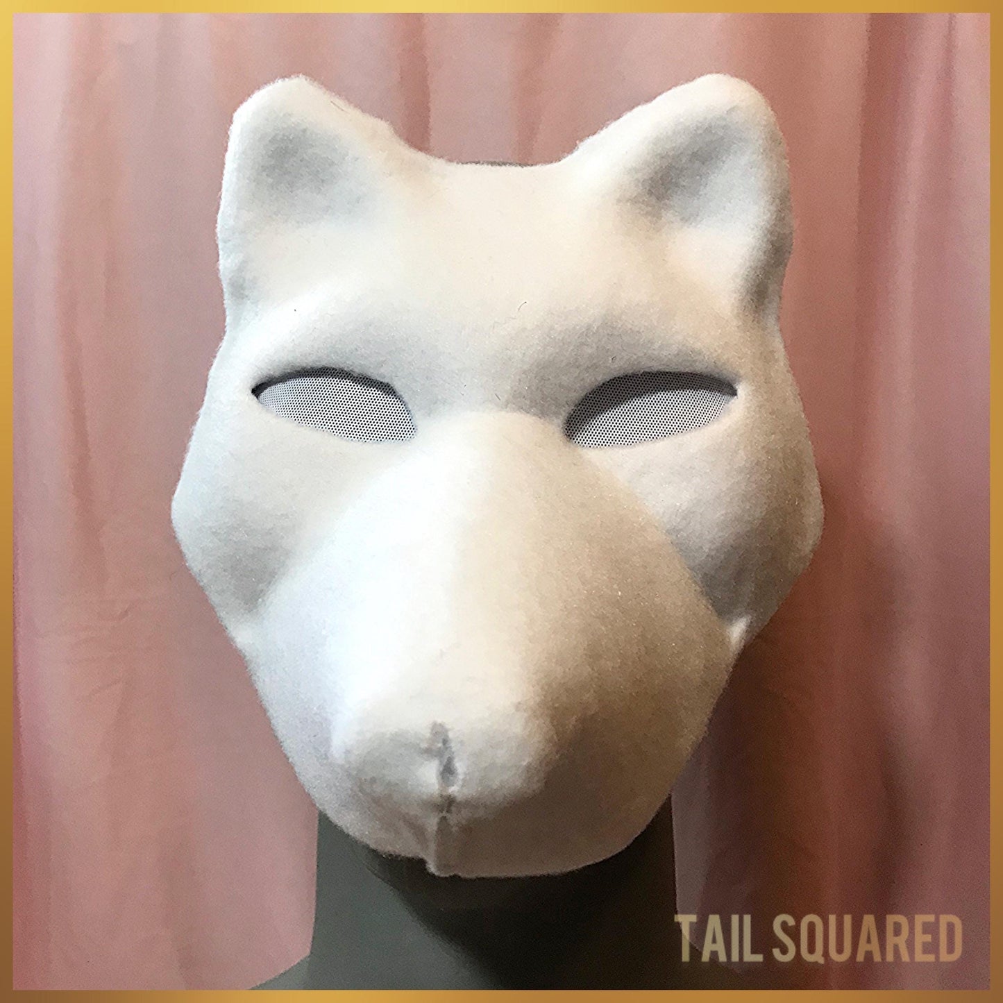 Canine Therian Mask Base - Felted
