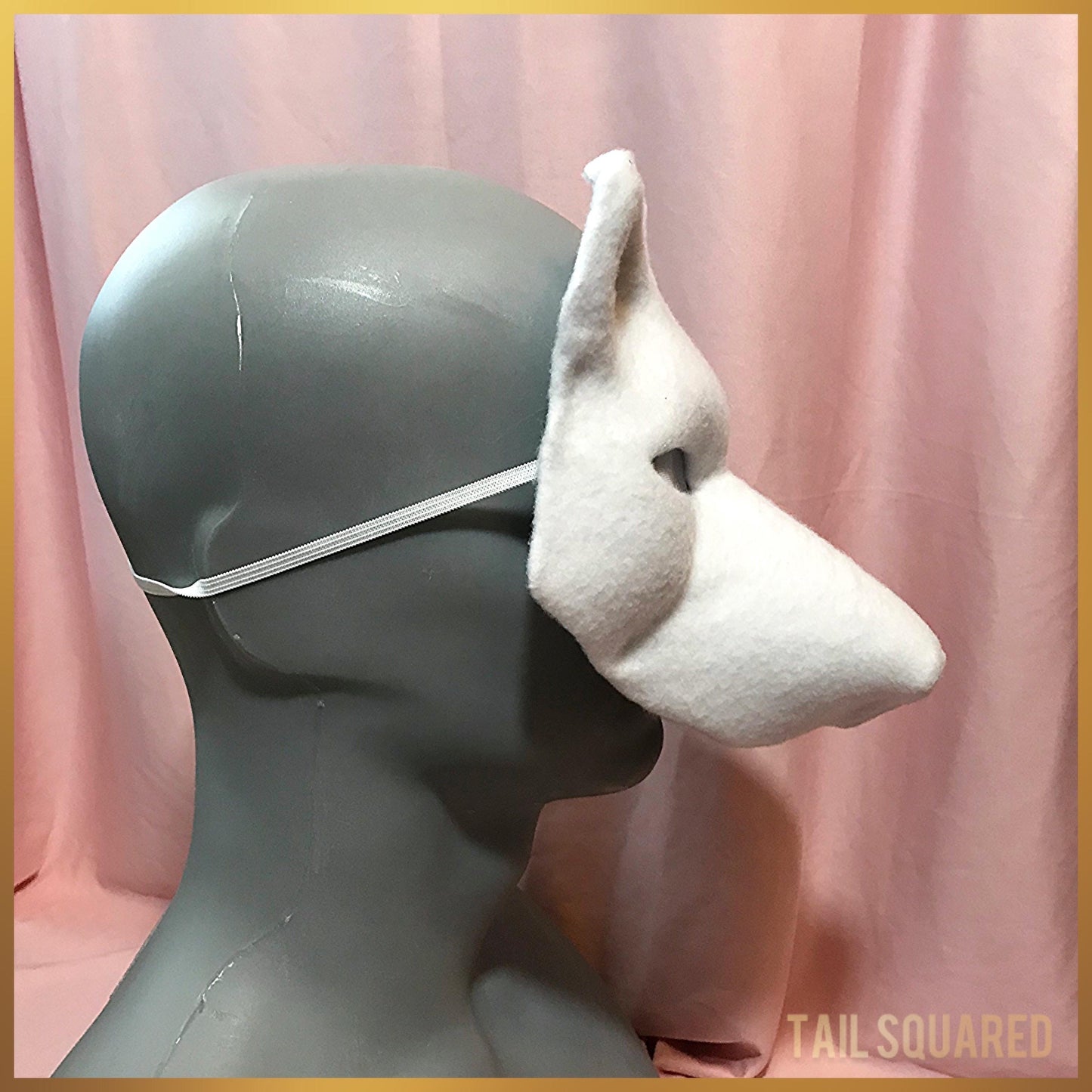 Canine Therian Mask Base - Felted