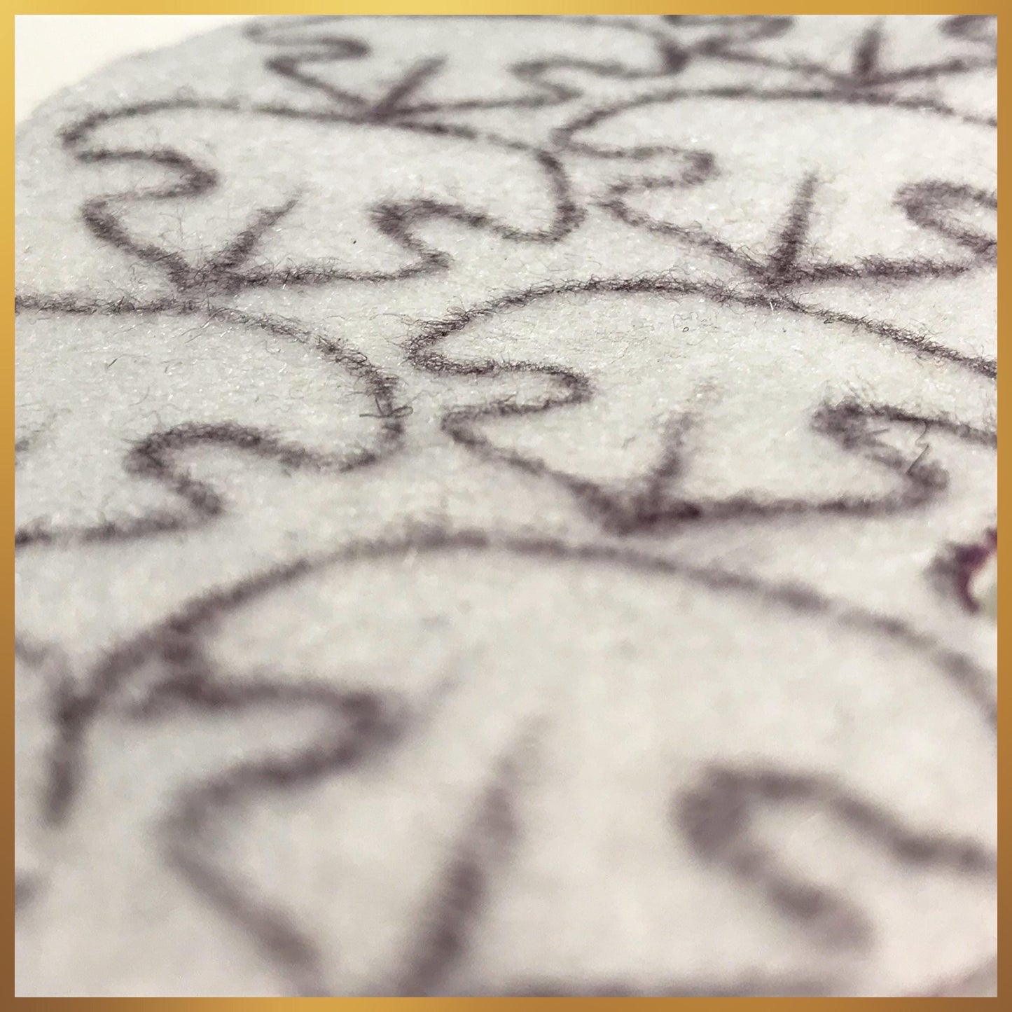 Felt Canine Nose - Pink Butterfly Color