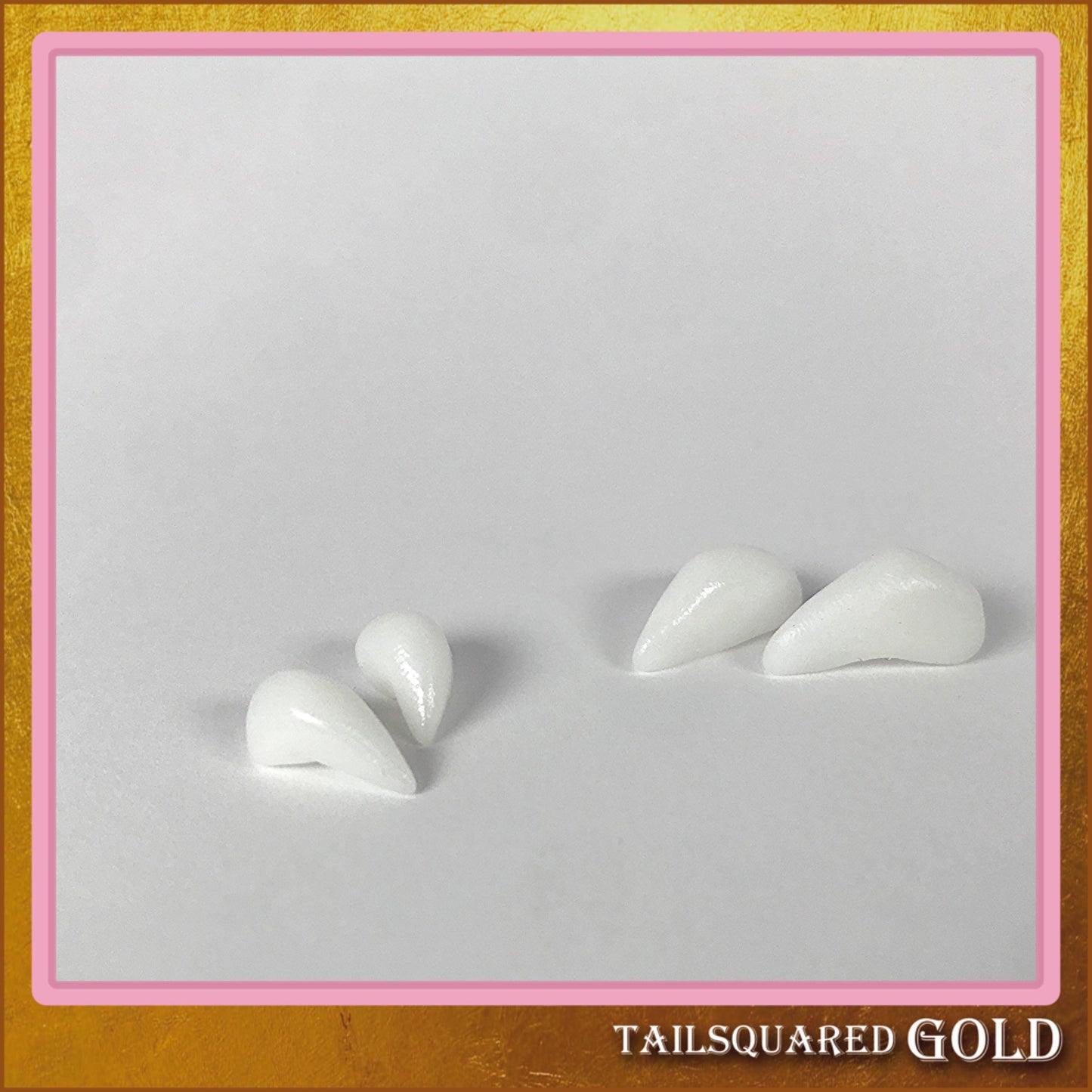 Plastic Teeth for Therian Masks - Handmade