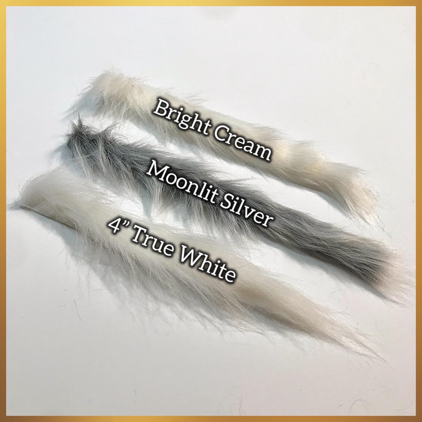 Silken Wolf Fur Assortment: 3pcs