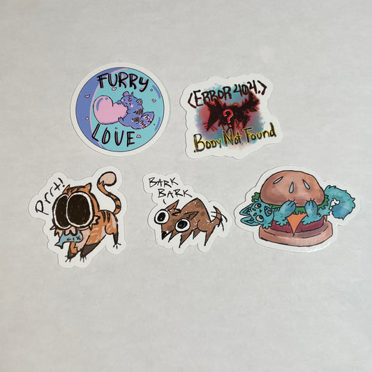 1 Piece 2” Animal Lover Stickers