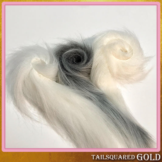 Silken Wolf Fur Assortment: 3pcs