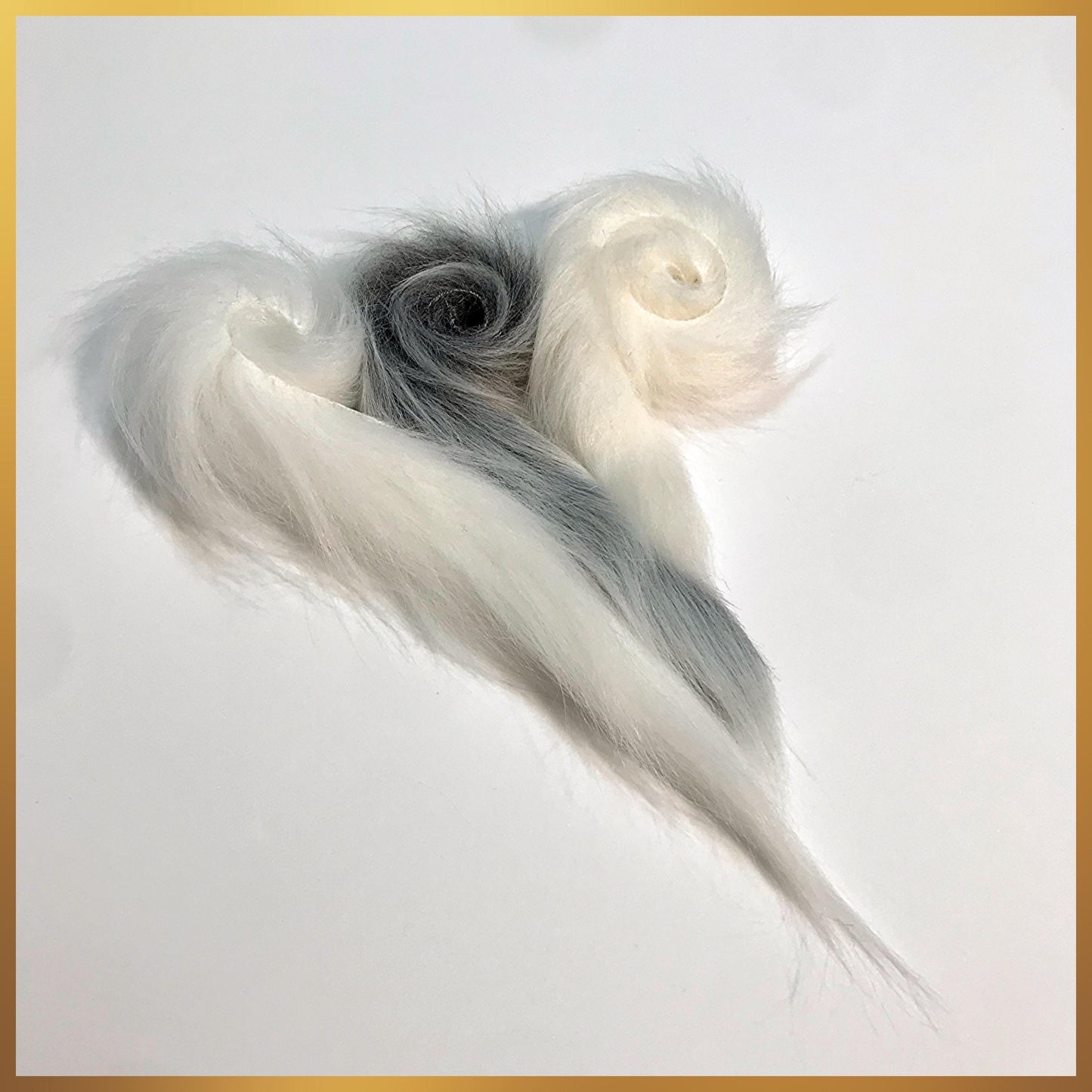 Silken Wolf Fur Assortment: 3pcs