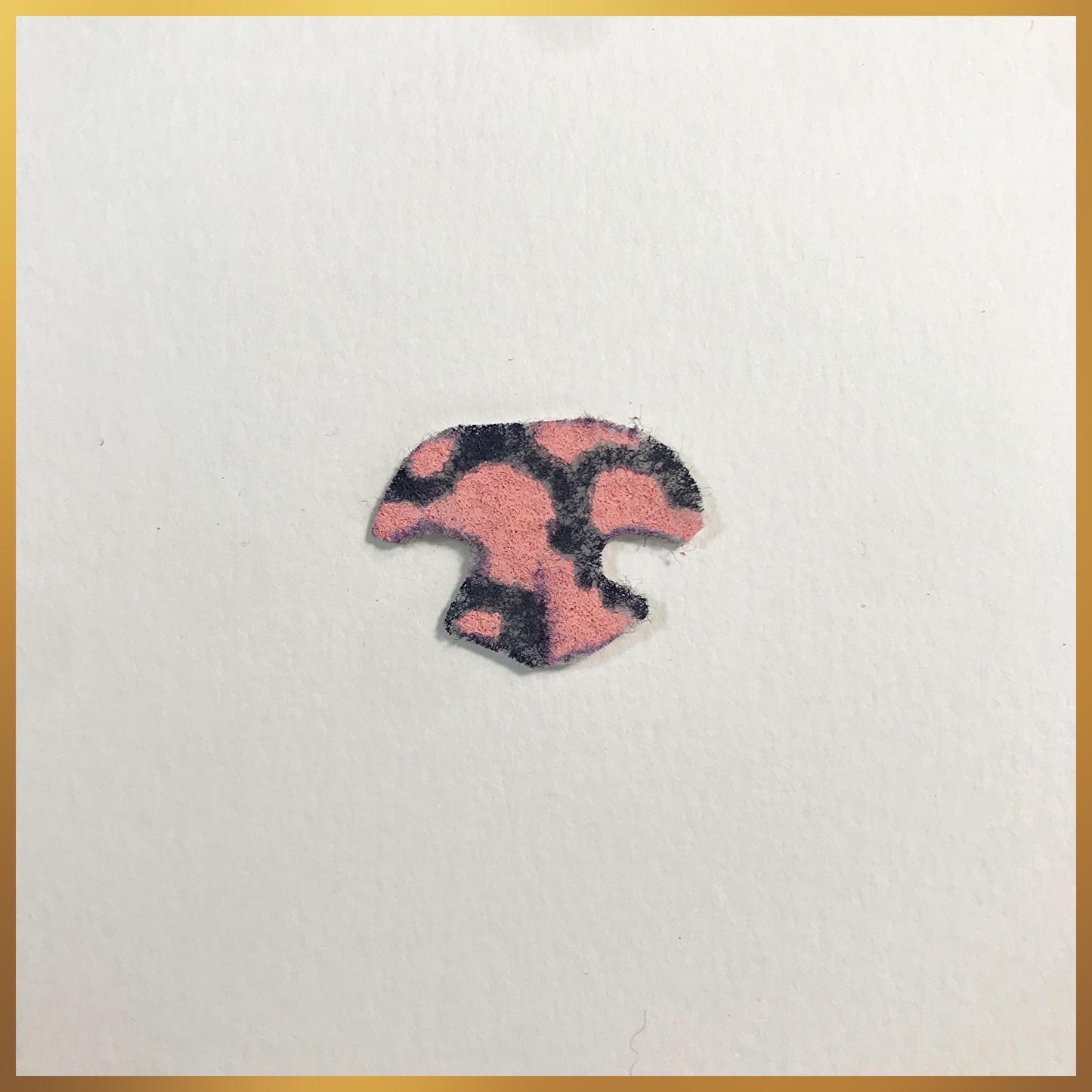 Felt Canine Nose - Pink Butterfly Color