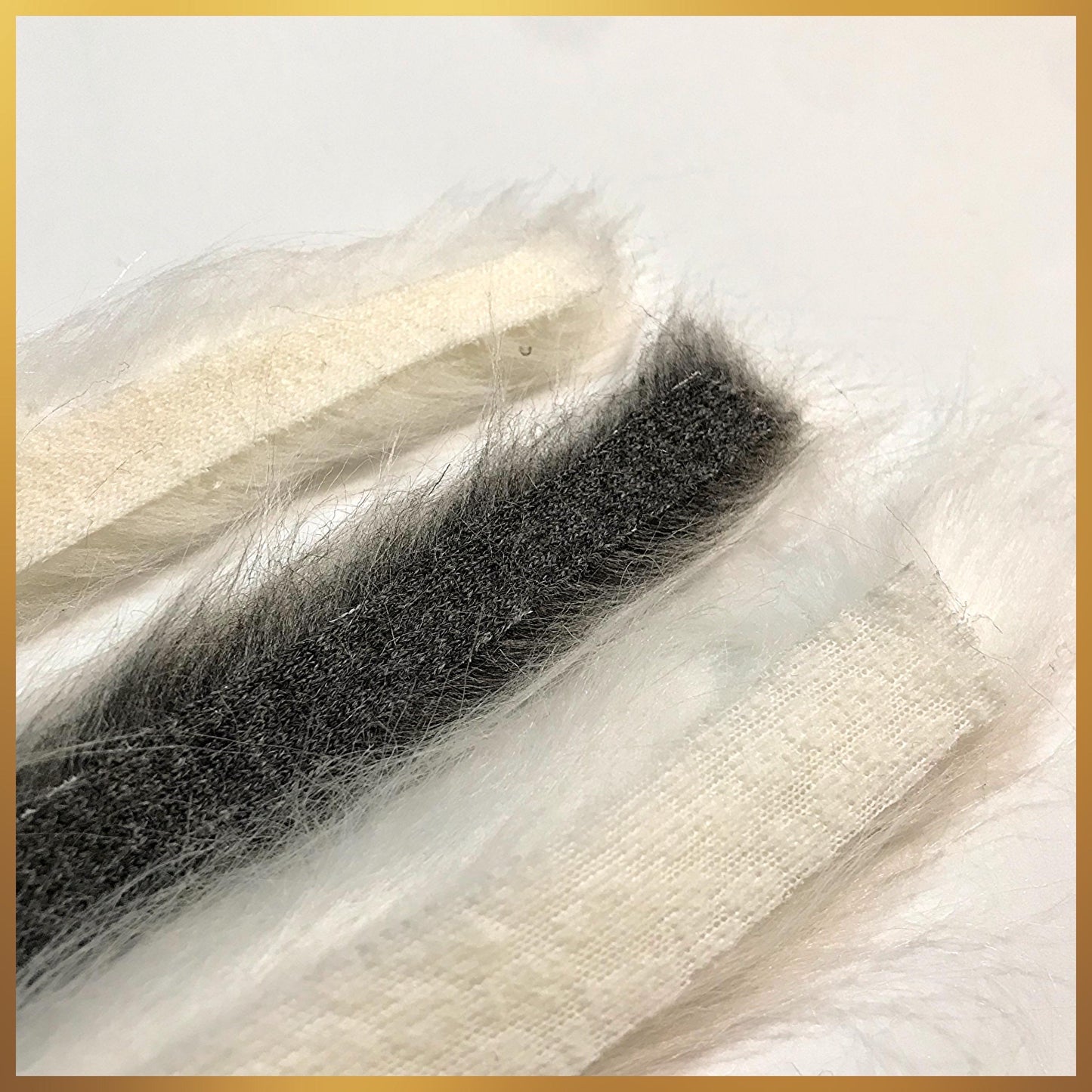 Silken Wolf Fur Assortment: 3pcs