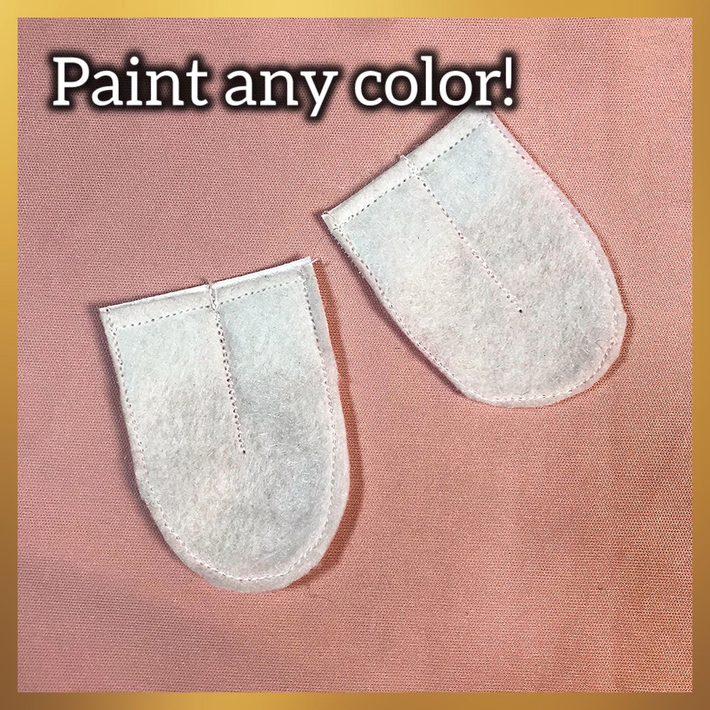 Paintable Velcro Tongue - 2x3” Big Canine